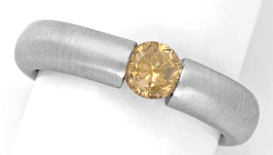 Foto 2 - Diamant-Spannring HRD 0,56ct Fancy Goldbraun, S4638