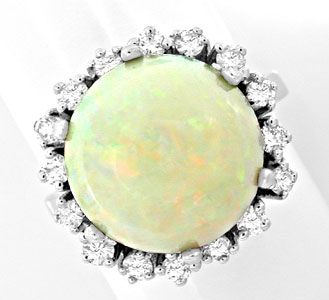 Foto 1 - Neu! Brillant-Ring Traum Riesen Opal!! Weißgold, S8712